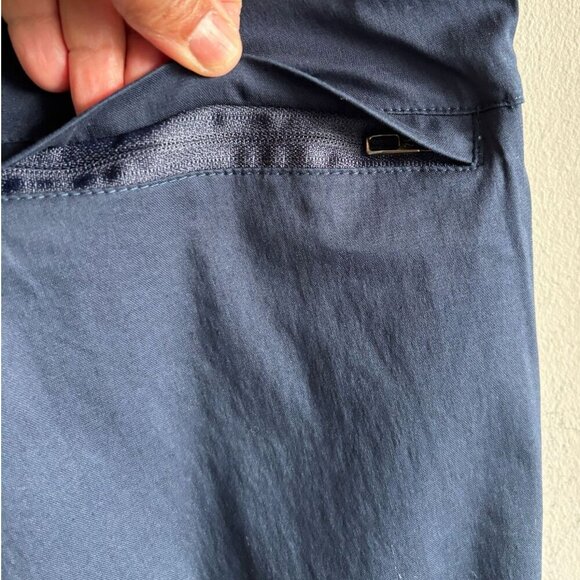 Lululemon Men Front Button Closure Two Side Back Pocket Trouser Navy Blue Sz 38 - Picture 12 of 14